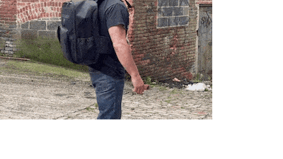 First Responder - deploy Bodyguard bulletproof backpack