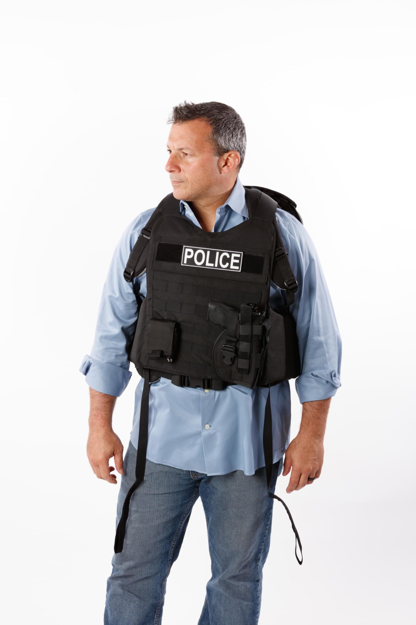 switchblade Bodyguard bulletproof backpack for police