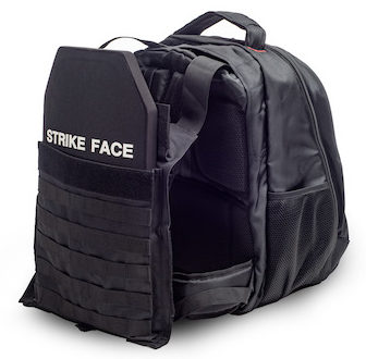 Switchblade backpack with ballistic armor inserted