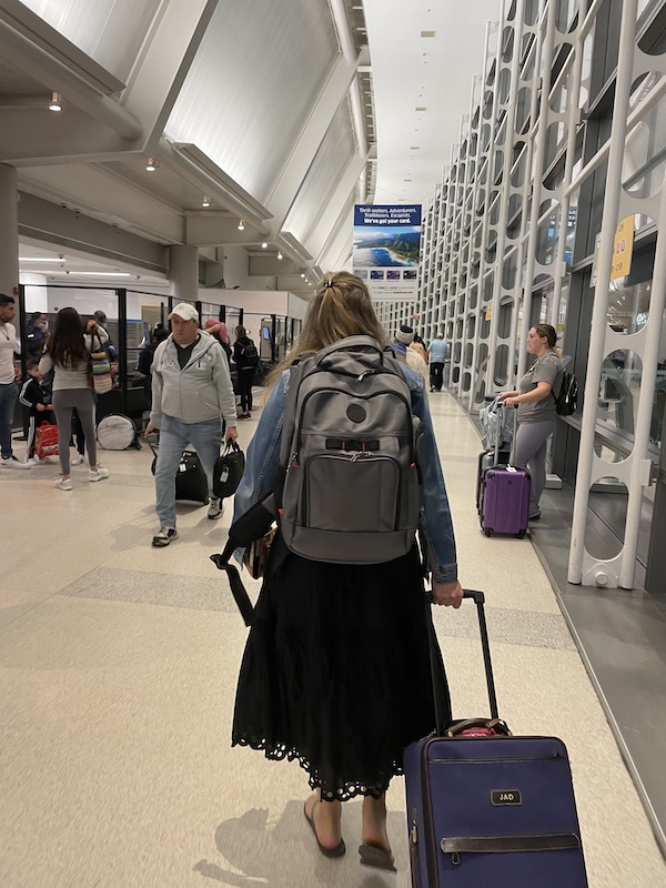 Airport backpack online