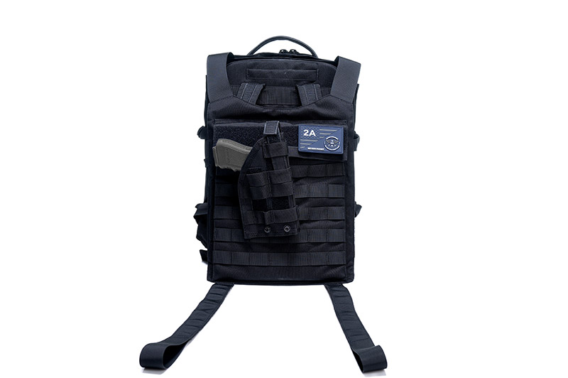Bodyguard Elite Bulletproof backpack deployed front view